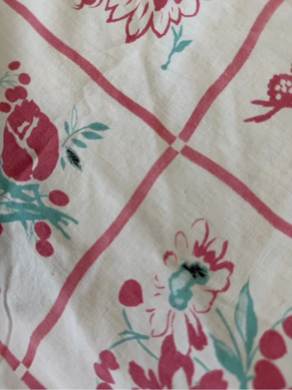 Vintage Floral Embroidered and Printed tablecloth sets-well love